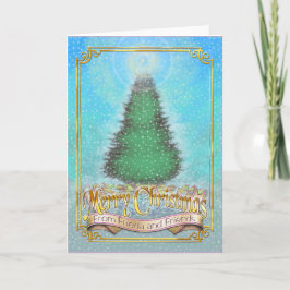 Frieda Tails Christmas Card - Christmas Tree Feiertagskarte