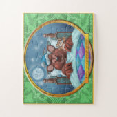 Frieda u. das große Braunbärpuzzlespiel Puzzle (Vertikal)