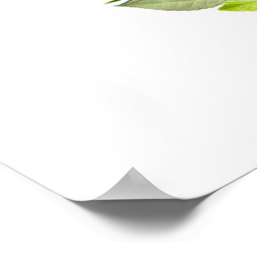 Friede bei der Eath Print Poster (Ecke)