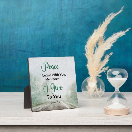 Friede, den ich dir gebe John 14,27 Fotoplatte (InSitu)