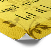 Friede, den ich mit dir verließ, Bibelverse John 1 Poster (Ecke)