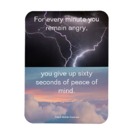 Friede des Geistes Ralph Waldo Emerson Zitat Magnet