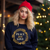 Friede, Freude, Liebe Weihnachtsfeier Moderne Sweatshirt