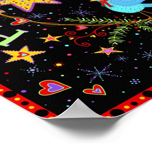 "Friede, Hoffnung, Liebe" Inspirivity Poster (Ecke)