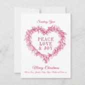 Friede, Liebe Freude am Rotbarsch Weihnachten (Vorderseite)