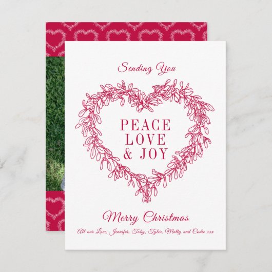 Friede, Liebe Freude am Rotbarsch Weihnachten (Vorne/Hinten)