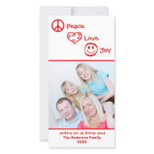 Friede, Liebe, Freude am Vertikalen - Fotokarte