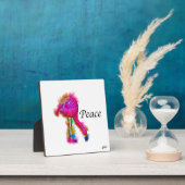 Friede: Neck an Ground Abstrakt Flamingo Fotoplatte (InSitu)