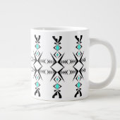 Friede ~ Ruhe Jumbo-Tasse (Rechts)