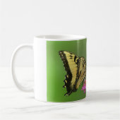Friede sei immer noch Schmetterling Kaffeetasse (Links)