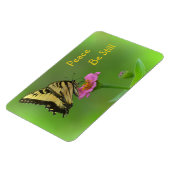 Friede sei immer noch Schmetterling Magnet (Linke Seite)