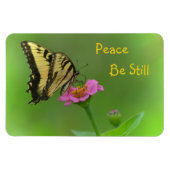 Friede sei immer noch Schmetterling Magnet (Horizontal)