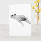 Friede sei mit deinen Pfoten Karte (Gelbe Blume)