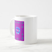 Friede sei mit dir kaffeetasse (Vorderseite Links)