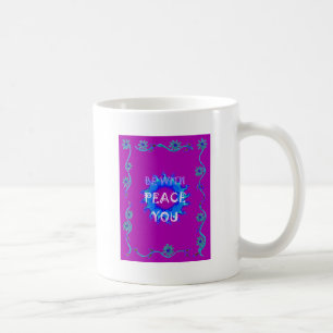 Friede sei mit dir kaffeetasse