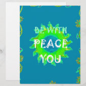 Friede sei mit dir Kunstprint Briefbogen (Vorne/Hinten)