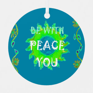 Friede sei mit dir Kunstprint Ornament