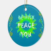 Friede sei mit dir Kunstprint Ornament (Links)
