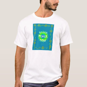 Friede sei mit Dir Kunstprint T-Shirt