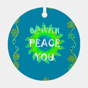 Friede sei mit dir Kunstprint Weihnachtsschmuck