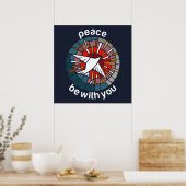Friede sei mit dir poster (Küche)