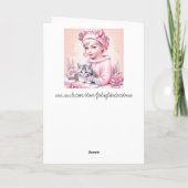 Friede sei mit dir und deinen | Weihnachten Karte (Rückseite)