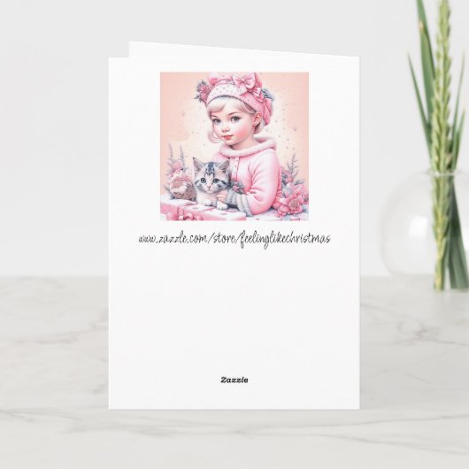 Friede sei mit dir und deinen | Weihnachten Karte (Rückseite)