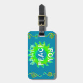 Friede sei mit Ihnen Art Print Gepäckanhänger (Vorderseite vertikal)