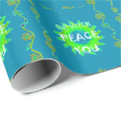 Friede sei mit Ihnen Art Print Geschenkpapier (Rolleneckpunkt)