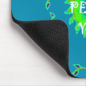 Friede sei mit Ihnen Art Print Mousepad (Ecke)