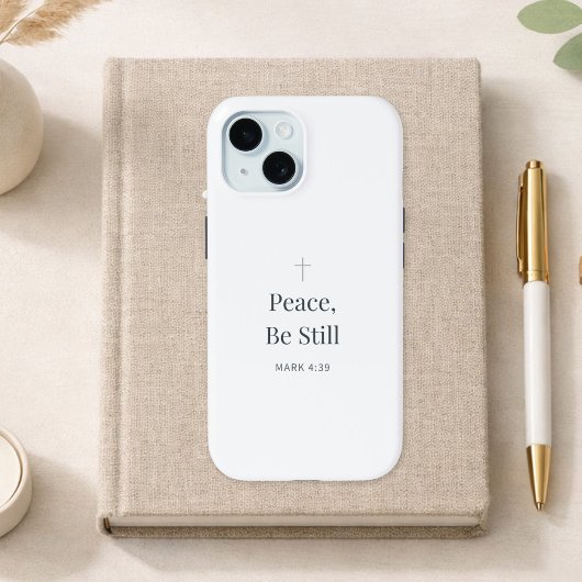 Friede, sei still Christlicher Glaube – Markus 4:3 Case-Mate iPhone Hülle
