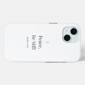 Friede, sei still Christlicher Glaube – Markus 4:3 Case-Mate iPhone Hülle (Rückseite (Horizontal))