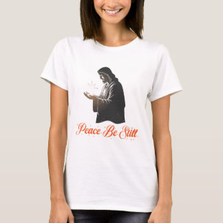 "Friede sei still" Jesus mit Leitstern T-Shirt