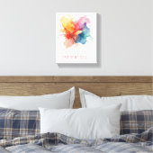 Friede sei still leinwanddruck (Insitu (Schlafzimmer))