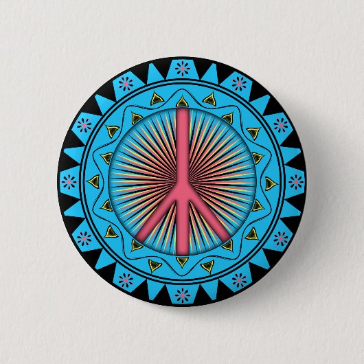 Friede ~ Sun Button (Vorderseite)