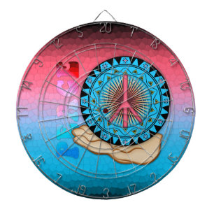 Friede ~ Sun Dartscheibe