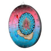 Friede ~ Sun Dartscheibe (Vorderseite rechts)