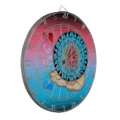 Friede ~ Sun Dartscheibe (Vorderseite Links)