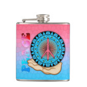 Friede ~ Sun Flachmann (Vorderseite)