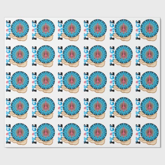 Friede ~ Sun Geschenkpapier (Flach)