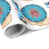 Friede ~ Sun Geschenkpapier (Rolleneckpunkt)