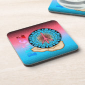 Friede ~ Sun Getränkeuntersetzer (Linke Seite)