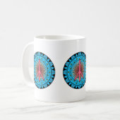 Friede ~ Sun Kaffeetasse (Vorderseite Links)