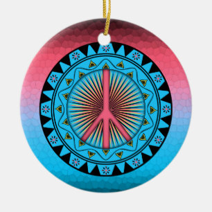 Friede ~ Sun Keramik Ornament