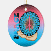 Friede ~ Sun Keramik Ornament (Links)