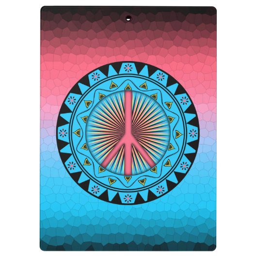 Friede ~ Sun Klemmbrett (Rückseite)