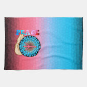 Friede ~ Sun Küchentuch (Horizontal)