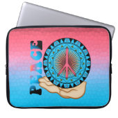 Friede ~ Sun Laptopschutzhülle (Vorderseite)