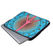 Friede ~ Sun Laptopschutzhülle (Vorne Knopf)