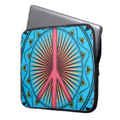 Friede ~ Sun Laptopschutzhülle (Vorderseite Links)